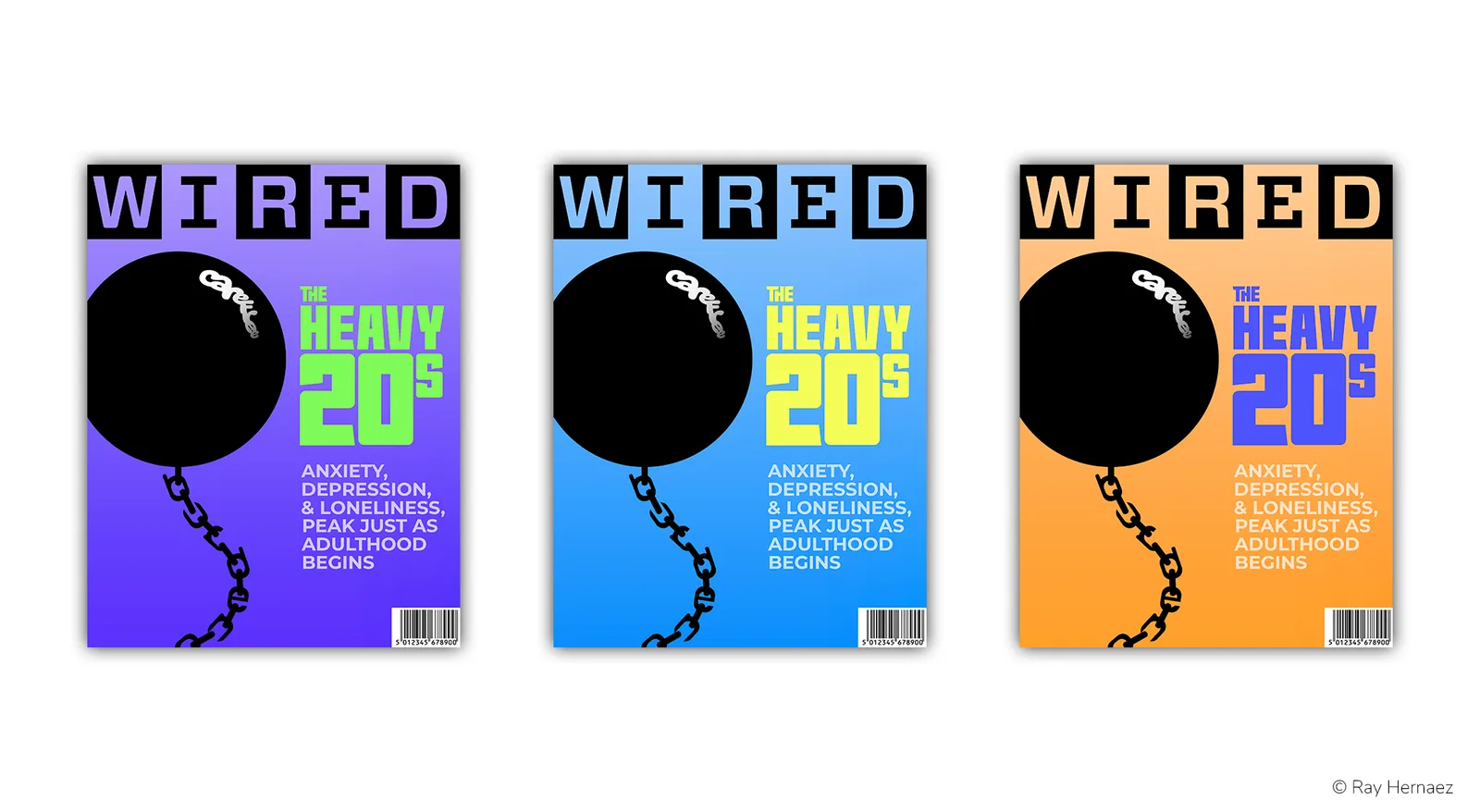 Final cover and color variations for The Heavy 20s